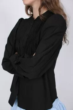 Second Female Ula Shirt - Black -Second Female Salg TS5CB6HJQpmgUjSP8bwA IMG 8596