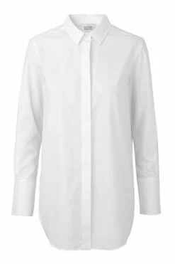 Second Female Larkin LS Classic Shirt - White Alyssum