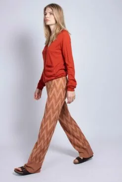 Second Female Bea Knit Trousers - Autumn Leaf -Second Female Salg UyRLvh7hQmqD3Nk31E4i IMG 5562