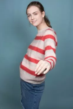 Second Female Stella Knit O-Neck - Valiant Poppy -Second Female Salg VhBXz5CfTP62sX5p4jaU IMG 4513