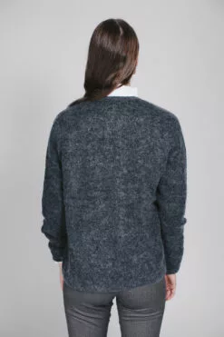 Second Female Brook Knit Short Cardigan - Dark Grey Melange -Second Female Salg VqyjJTSiQ3zu5ZYKlwOK Photo 23 09 2018 15 32 08