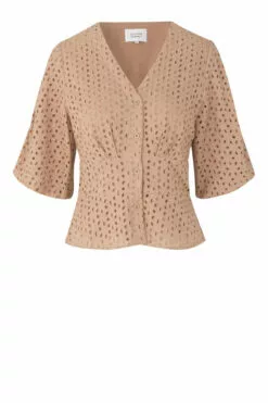 Second Female Milly SS Blouse - Praline