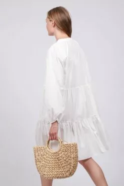 Second Female Miracle Dress - White -Second Female Salg XIJjdHAKQYyuj2XBPQWj IMG 5388