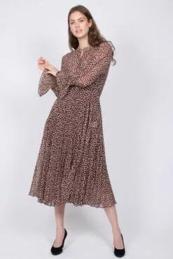 Second Female Anita LS Maxi Dress - Port Royale -Second Female Salg Xs3nwypeTMKVARRm799B IMG 8349