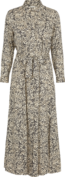 Second Female Wisely Long Shirt Dress - Black