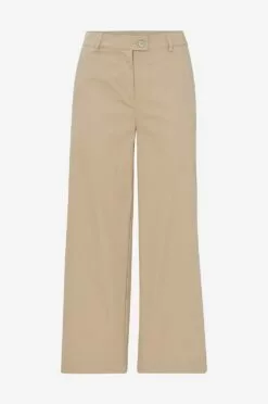 Second Female Kaki MW Trousers - Sesam