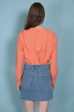 Second Female Leslie Shirt - Scarlet Ibis -Second Female Salg bmaAcAkKTLupLylUKHKv IMG 6197