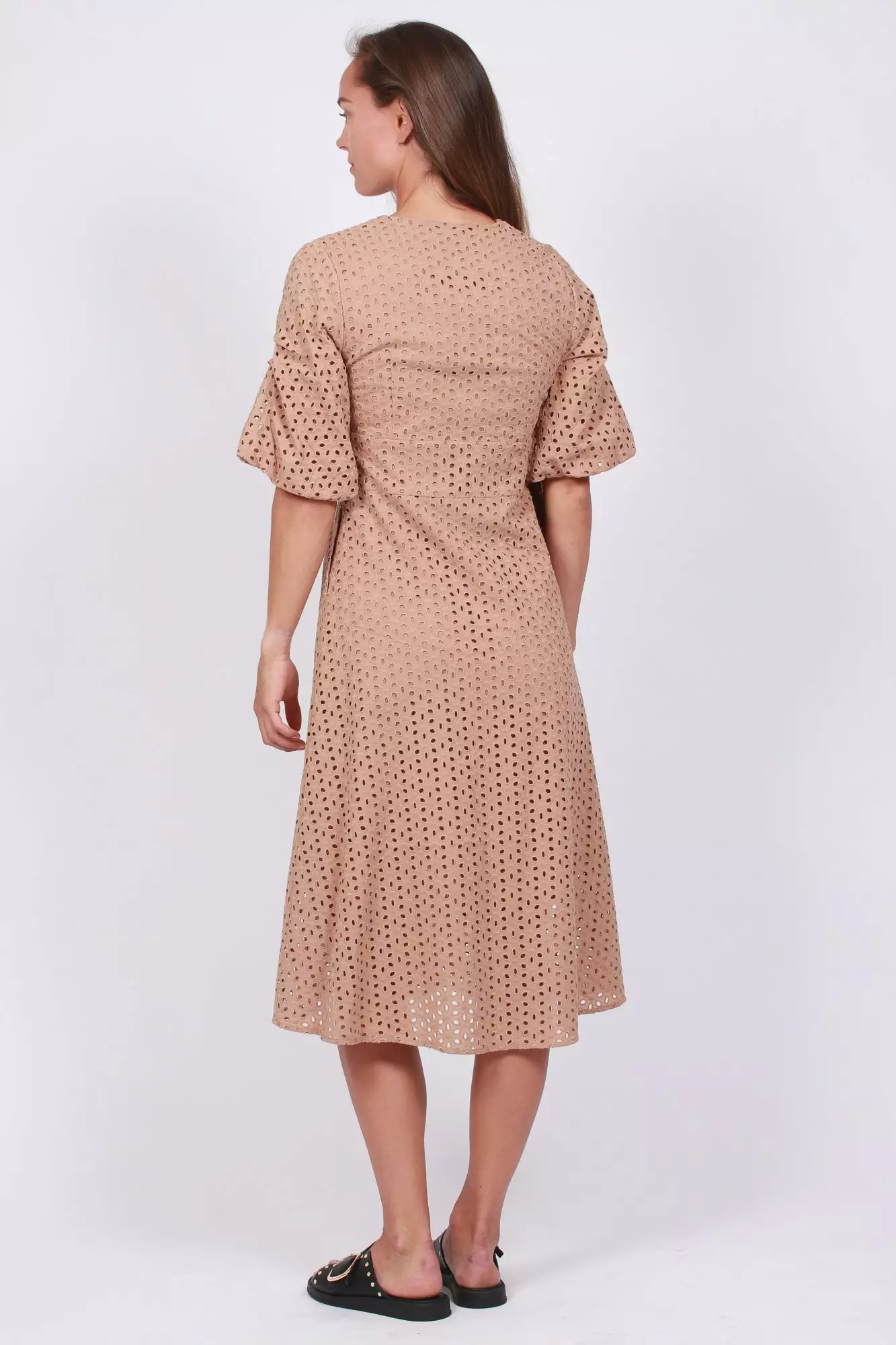 Second Female Milly SS Dress - Praline 8 Second Female Milly SS Dress - Praline - Bilde 8