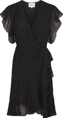Second Female Mounce Wrap Dress - Black
