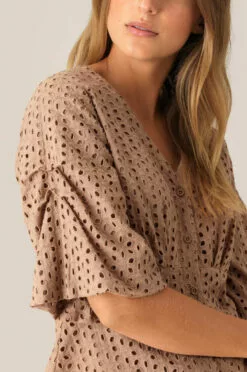 Second Female Milly SS Blouse - Praline -Second Female Salg eV9AAxcT5eJSEXa1f87k 53287 6042 2 900x ff5abe92 7f81 4fb9 8cd7 c43121d183e2