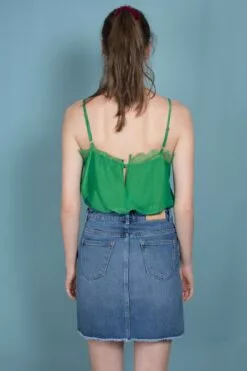 Second Female Macy Strap Top - Medium Green -Second Female Salg epgBYit1RSKVuhXSVkfB IMG 4298