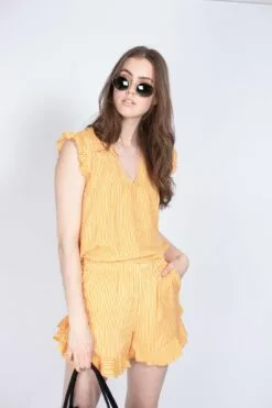 Second Female Sharon Top - Cadmium Yellow -Second Female Salg fae5BNXKTb2061fLS10y IMG 1135