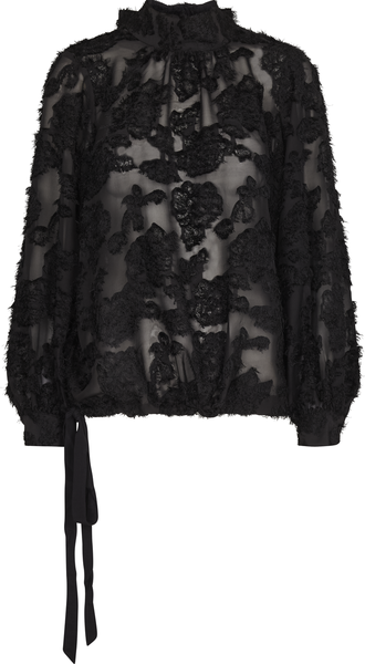 Second Female Lyro LS Blouse - Black 1 Second Female Lyro LS Blouse - Black