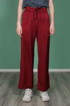Second Female Yva Trousers - Cabernet -Second Female Salg h6eipkfoQGgxDZPnWi9A IMG 9538