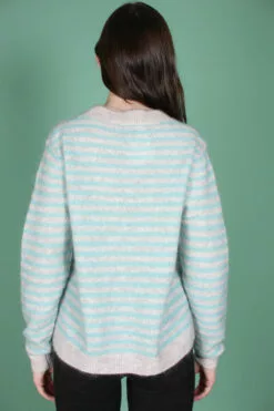 Second Female Amaris Knit O-neck - Aqua Haze -Second Female Salg hJVFyjPCRM2wIuh5Y79e IMG 0923