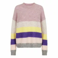 Second Female Stella Knit New Loose O-neck - Fair Orchid