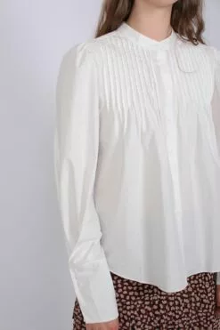 Second Female Ula Shirt - White -Second Female Salg iLeNawipSImdnOdjbOww IMG 8652