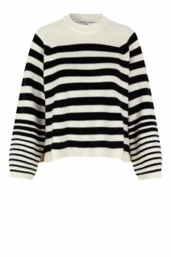 Second Female Matea Knit O-Neck - Black