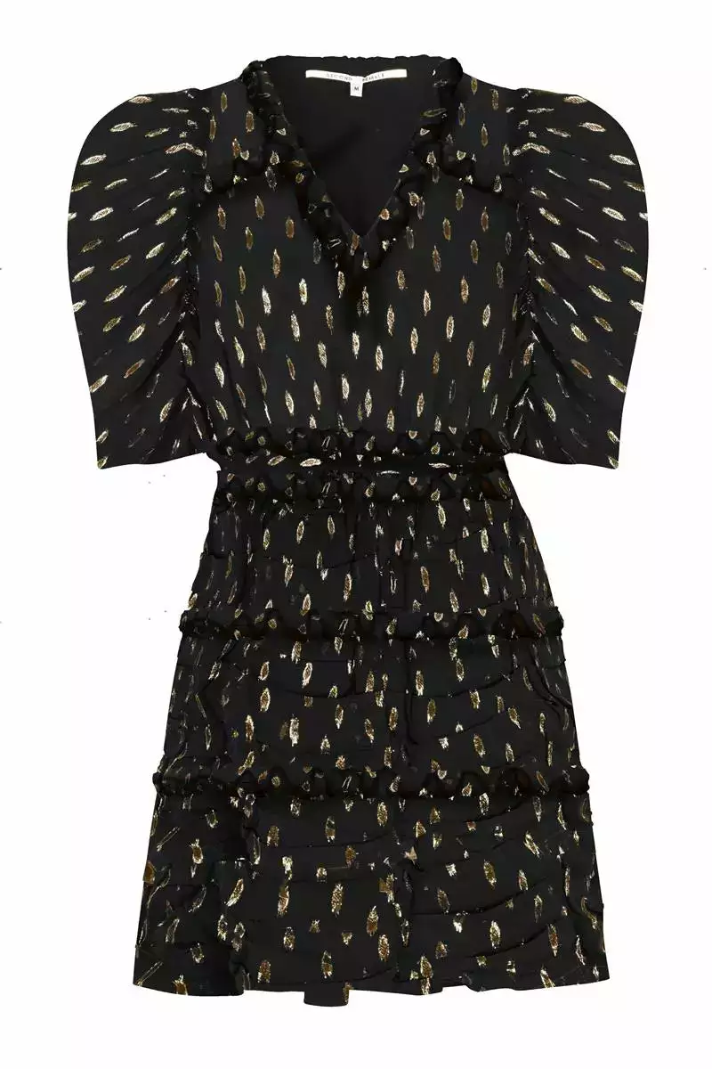 Second Female Chavella Waist Dress - Black 1 Second Female Chavella Waist Dress - Black