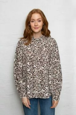 Second Female Berberis Shirt - Moleskin -Second Female Salg innkj psm te uke33 158