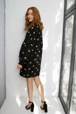 Second Female Wisteria Mini Dress - Black 9 Second Female Wisteria Mini Dress - Black -Second Female Salg innkj psm te uke33 250