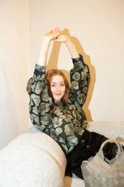 Second Female Ellea Blouse - Black -Second Female Salg innkj psm te uke33 84