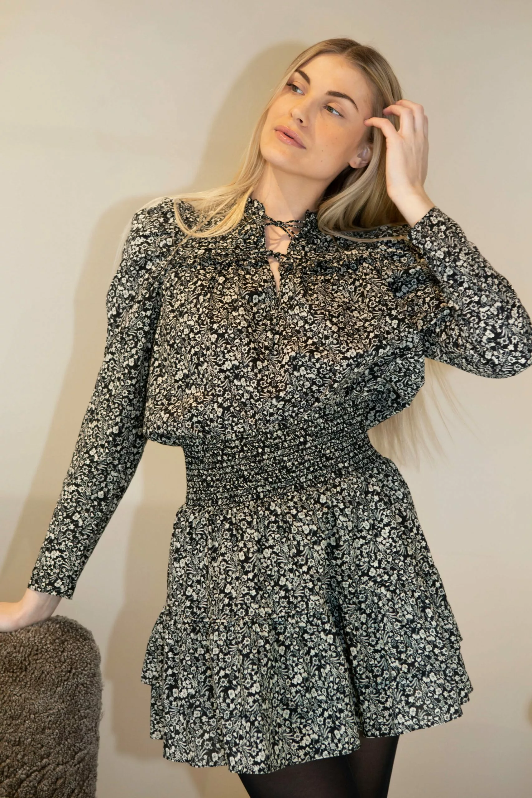 Second Female Mikka Blouse - Black 3 Second Female Mikka Blouse - Black - Bilde 3