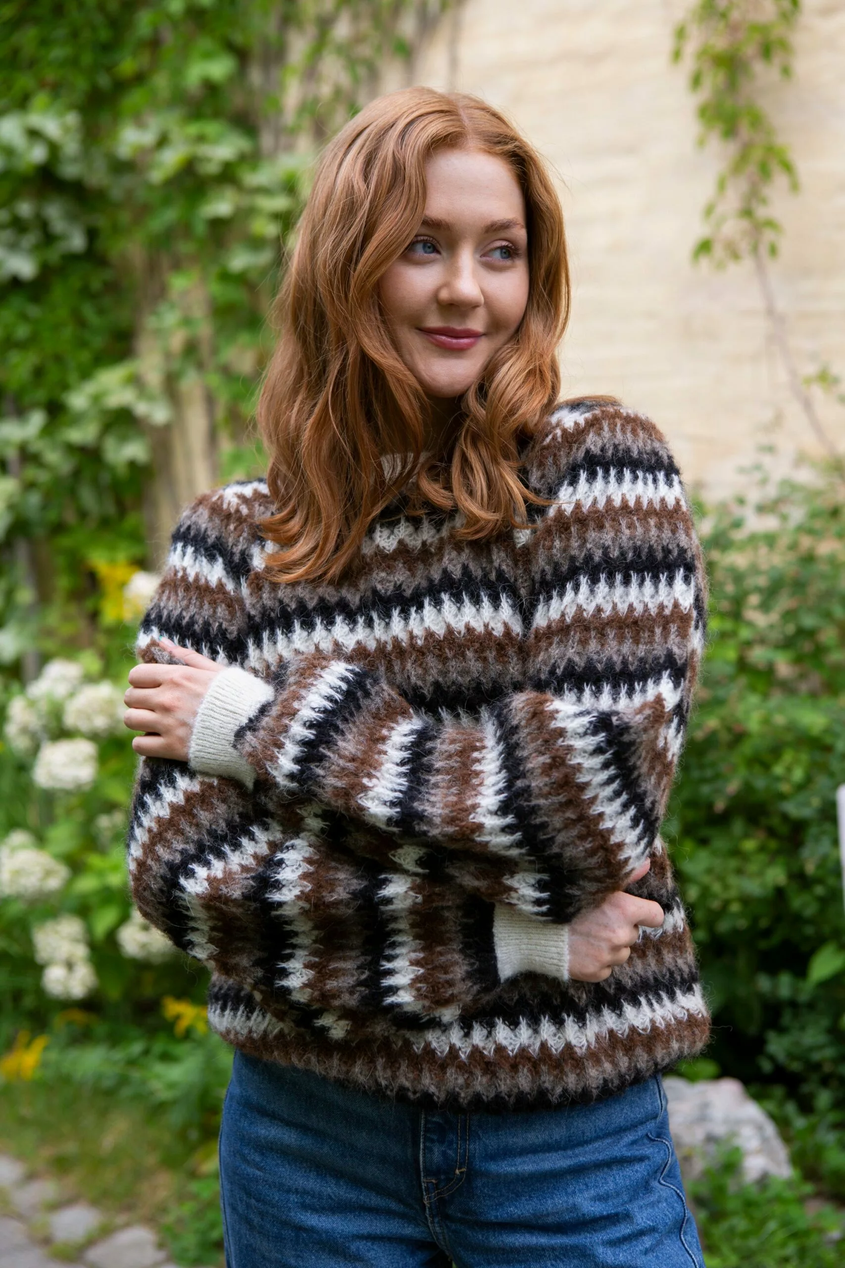 Second Female Yolanda Knit O-Neck - Black 3 Second Female Yolanda Knit O-Neck - Black - Bilde 3