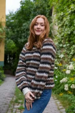 Second Female Yolanda Knit O-Neck - Black 15 Second Female Yolanda Knit O-Neck - Black -Second Female Salg innkjopsmote uke34 51