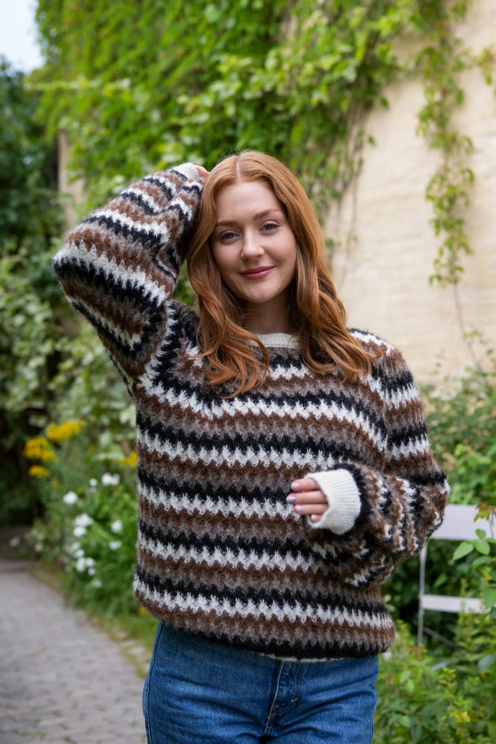 Second Female Yolanda Knit O-Neck - Black 5 Second Female Yolanda Knit O-Neck - Black - Bilde 5