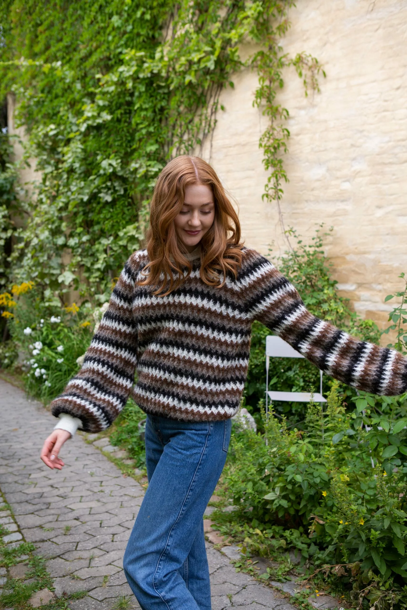 Second Female Yolanda Knit O-Neck - Black 7 Second Female Yolanda Knit O-Neck - Black - Bilde 7