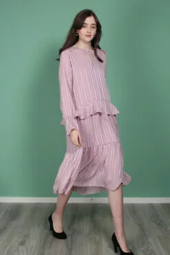 Second Female Honey Midi Dress - Fair Orchid -Second Female Salg kP0GQNWQTXqlZsHE1pDD IMG 0438