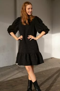 Second Female Dorice Dress - Black -Second Female Salg kampanjebilder uke44 163