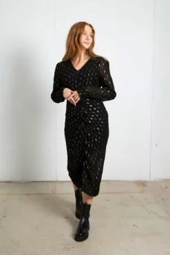 Second Female Chavella Dress - Black -Second Female Salg kampanjebilder uke44 55