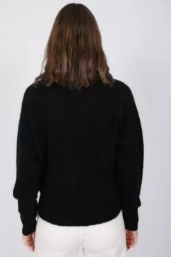 Second Female Brook Knit Boxy Cardigan - Black -Second Female Salg l0hIh6OSiGK7Ads47ESO IMG 0547