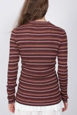 Second Female Solaima Knit O-Neck - Port Royale -Second Female Salg mBoEiFTOQ7KytwtZsznz IMG 8724