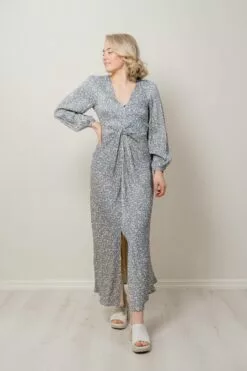 Second Female Rattan Dress - Cornflower Blue -Second Female Salg modell uke13 2 371