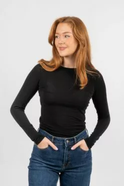 Second Female Matima O-Neck Tee - Black -Second Female Salg modell uke34 31