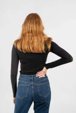 Second Female Matima O-Neck Tee - Black -Second Female Salg modell uke34 33