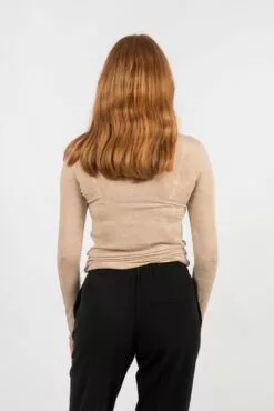 Second Female Matima O-Neck Tee - New Tobacco Brown -Second Female Salg modell uke34 65