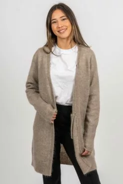 Second Female Brook Knit Cape - Weathered Teak -Second Female Salg modell uke36 490