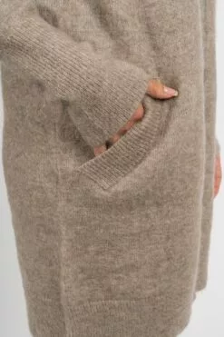 Second Female Brook Knit Cape - Weathered Teak -Second Female Salg modell uke36 495