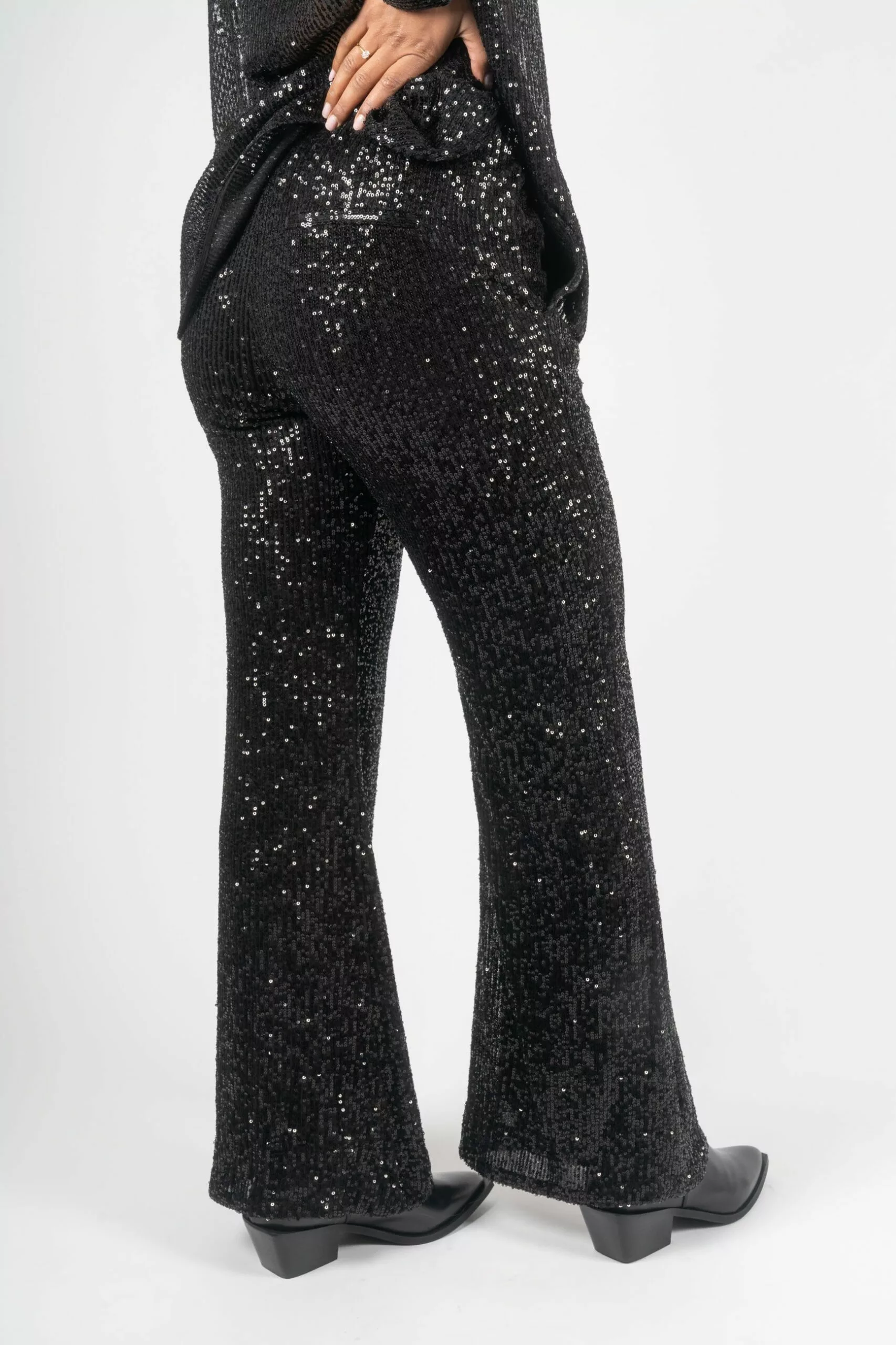 Second Female Shine On Trousers - Black 6 Second Female Shine On Trousers - Black - Bilde 6