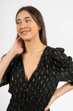 Second Female Chavella Waist Dress - Black 11 Second Female Chavella Waist Dress - Black -Second Female Salg modell uke48 82