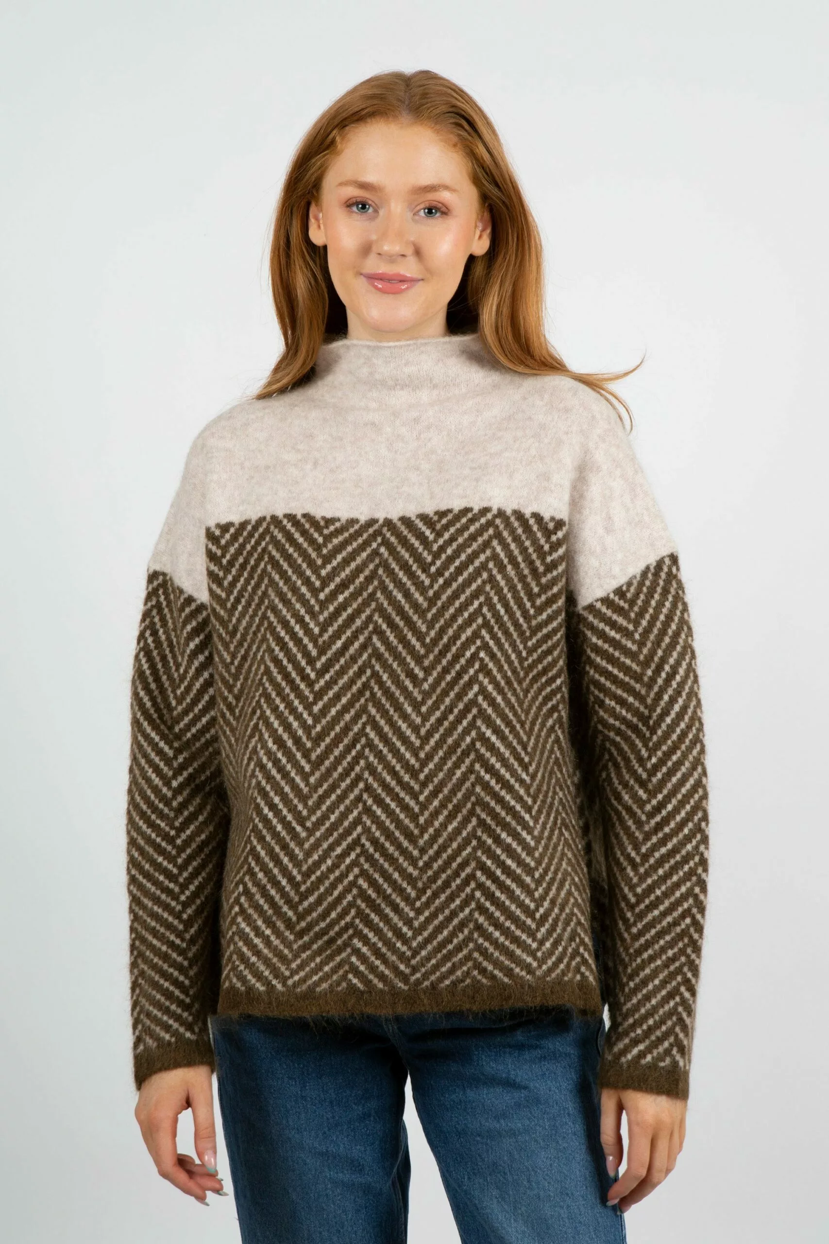 Second Female Herrin Knit T-Neck - Brazilian Sand 10 Second Female Herrin Knit T-Neck - Brazilian Sand - Bilde 10