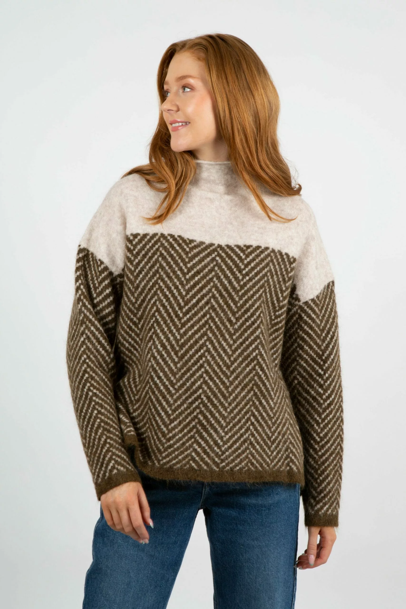 Second Female Herrin Knit T-Neck - Brazilian Sand 13 Second Female Herrin Knit T-Neck - Brazilian Sand - Bilde 13