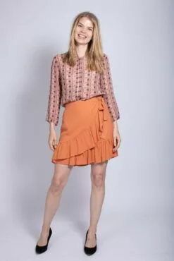 Second Female Desire Shirt Blouse - Burlwood -Second Female Salg n1B7MHrGRRe5gawcsKdB IMG 5343