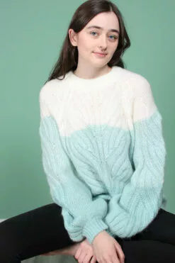 Second Female Nord Knit O-neck - Aqua Haze -Second Female Salg oXNJxkD6QWWl7NUEkQ7a IMG 0906