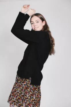 Second Female Brook Knit Raw O-neck - Black -Second Female Salg pPQ46iTRQ7acnwwvkll0 Photo 23 09 2018 16 32 35