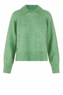 Second Female Brook Knit Collar - Laurel Green